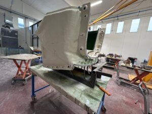 Lavorazione vetroresina a Mancasale